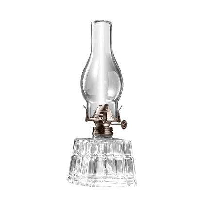 Brilagi - Petroleumlamp MERLIN helder/goud/patina