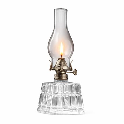 Brilagi - Petroleumlamp MERLIN helder/goud/patina