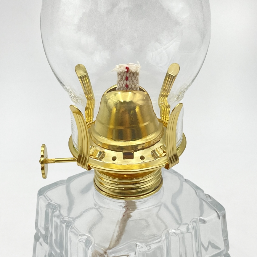 Brilagi - Petroleumlamp MERLIN, helder/goudkleurig