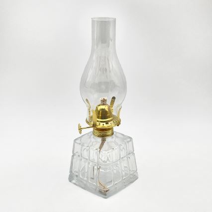 Brilagi - Petroleumlamp MERLIN, helder/goudkleurig