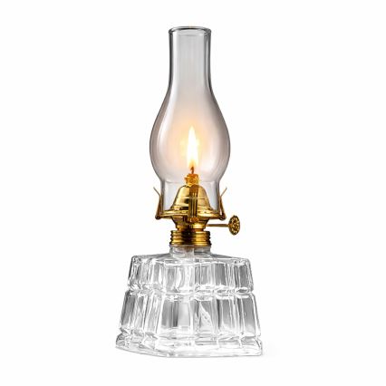 Brilagi - Petroleumlamp MERLIN, helder/goudkleurig