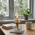 Brilagi - Petroleumlamp MERLIN helder