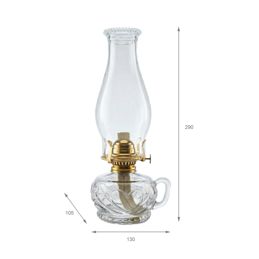 Brilagi - Petroleumlamp MERLIN helder