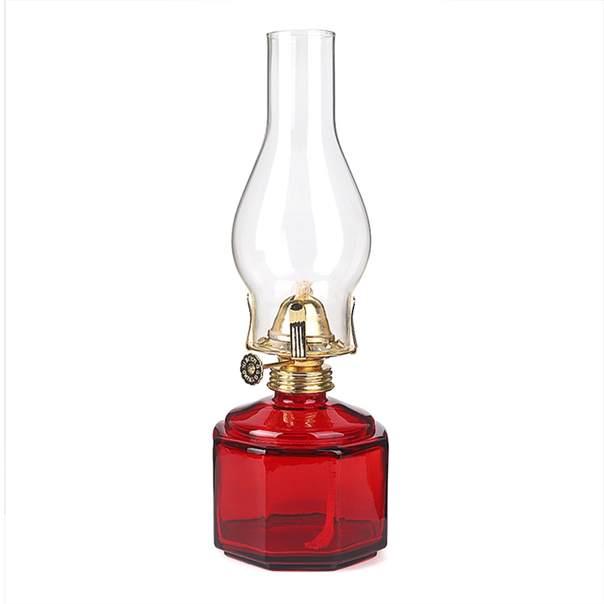Brilagi - Petroleumlamp MERLIN rood