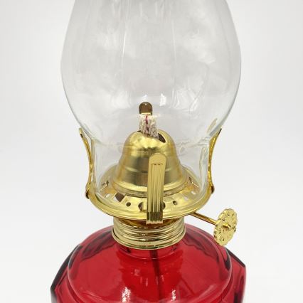 Brilagi - Petroleumlamp MERLIN rood