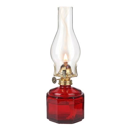 Brilagi - Petroleumlamp MERLIN rood