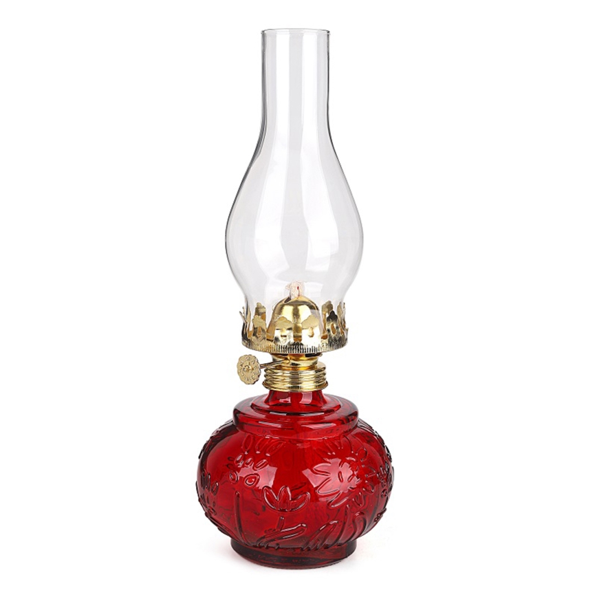 Brilagi - Petroleumlamp MERLIN rood