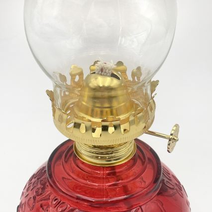 Brilagi - Petroleumlamp MERLIN rood