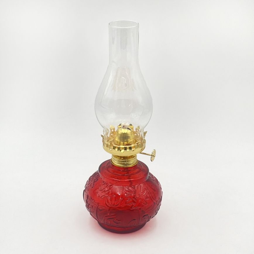 Brilagi - Petroleumlamp MERLIN rood