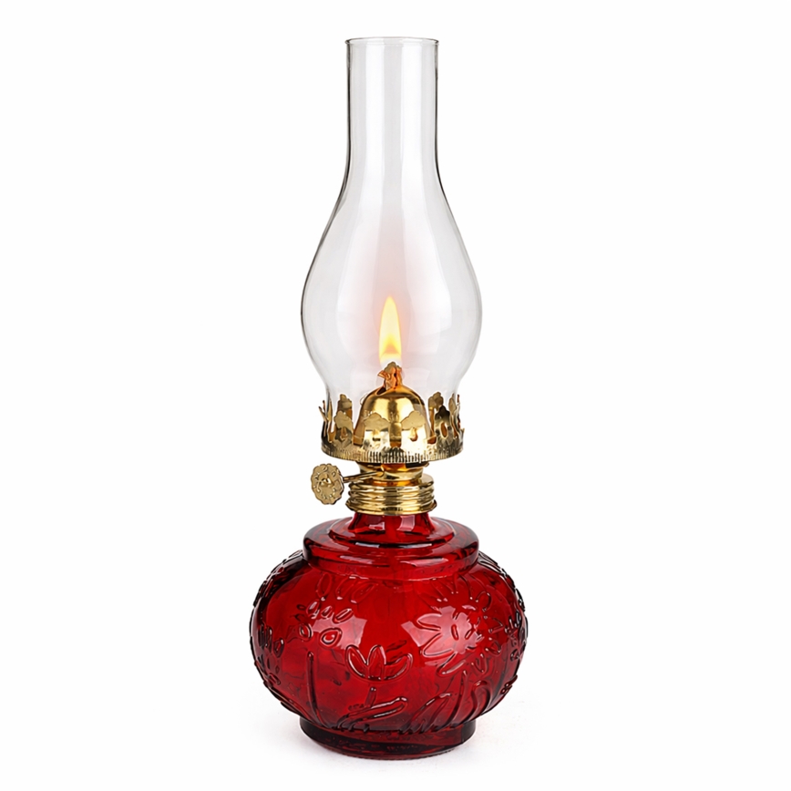 Brilagi - Petroleumlamp MERLIN rood