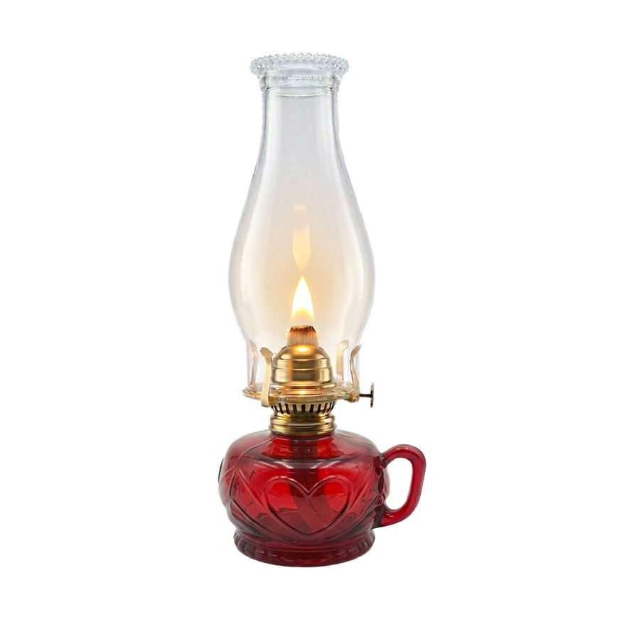 Brilagi - Petroleumlamp MERLIN rood