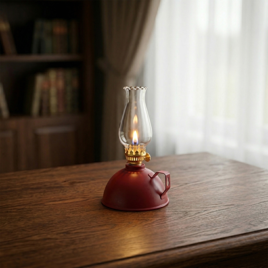 Brilagi - Petroleumlamp MERLIN, rood