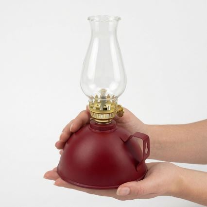 Brilagi - Petroleumlamp MERLIN, rood
