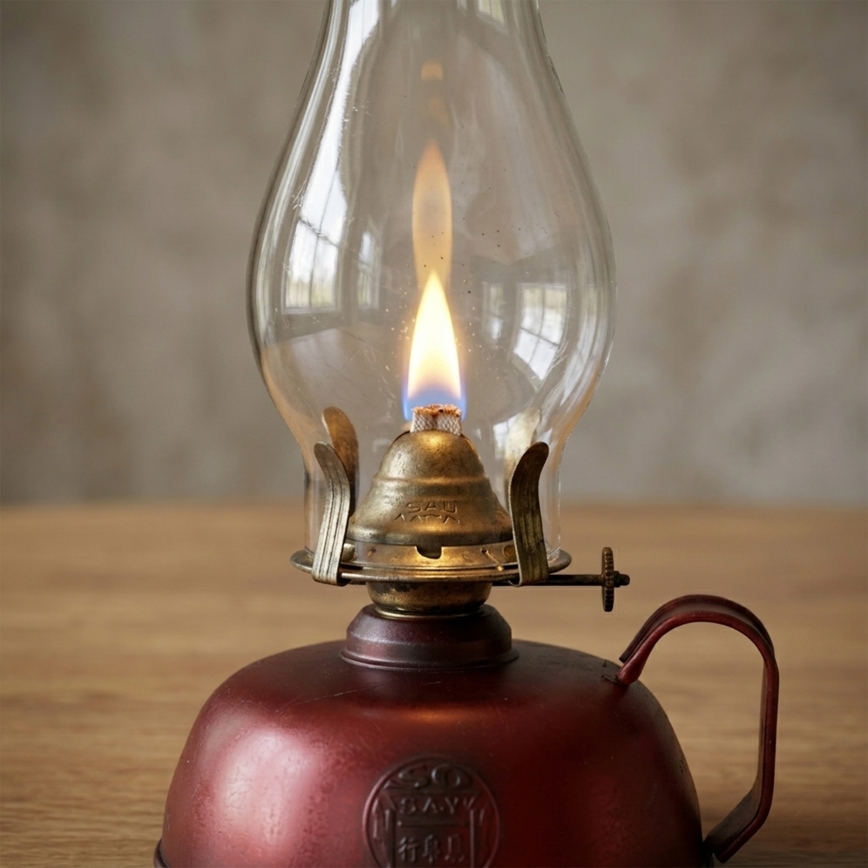 Brilagi - Petroleumlamp MERLIN rood