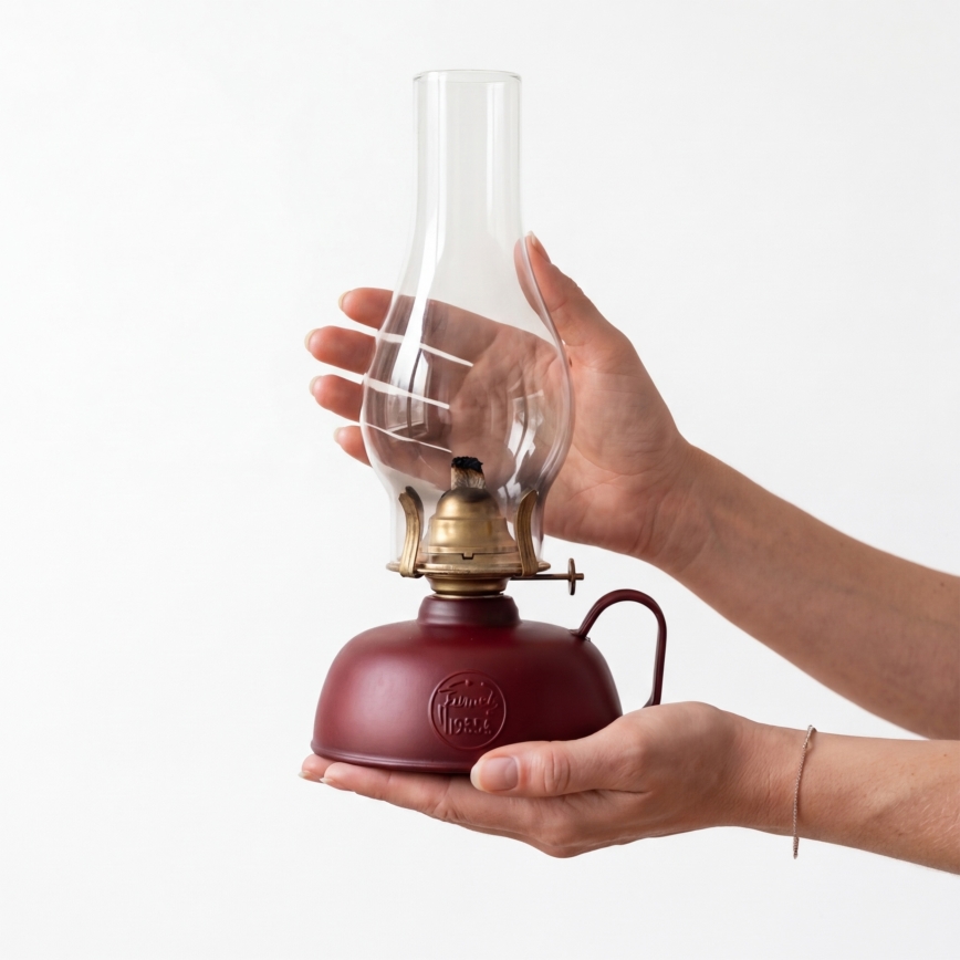 Brilagi - Petroleumlamp MERLIN rood