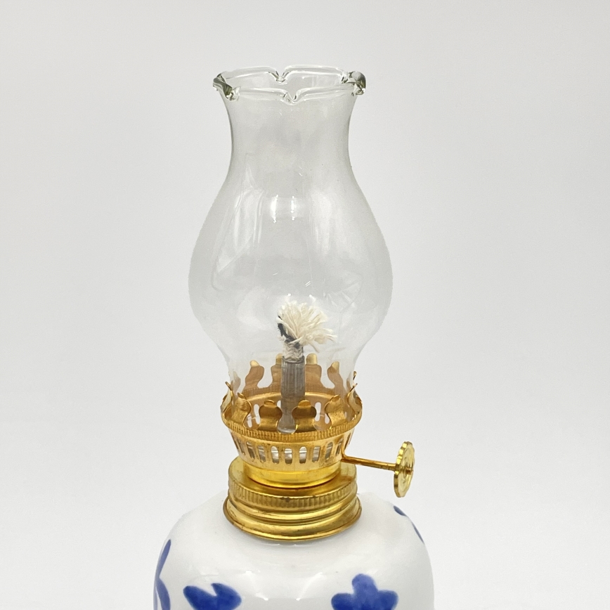 Brilagi - Petroleumlamp MERLIN wit/blauw