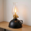 Brilagi - Petroleumlamp MERLIN zwart