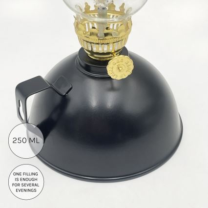Brilagi - Petroleumlamp MERLIN zwart