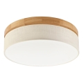 Brilagi - Підвісний світильник LED BELLADONNA LED/36W/230V діаметр 40 см кремовий/дуб
