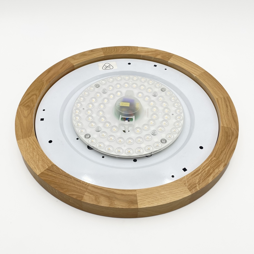 Brilagi - Підвісний світильник LED BELLADONNA LED/36W/230V діаметр 40 см кремовий/дуб