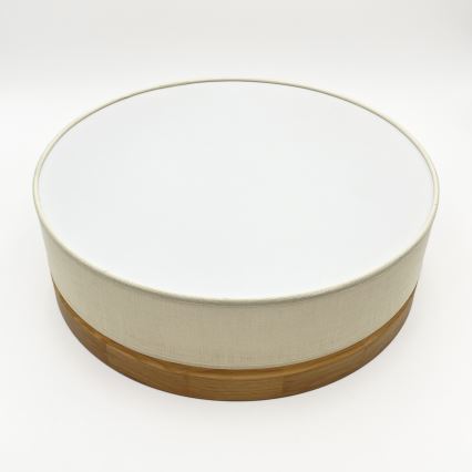Brilagi - Підвісний світильник LED BELLADONNA LED/36W/230V діаметр 40 см кремовий/дуб