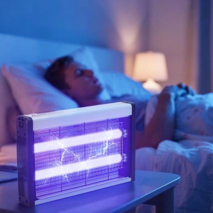 Brilagi - Piège à insectes électrique 2xUV/10W/230V 60 m2