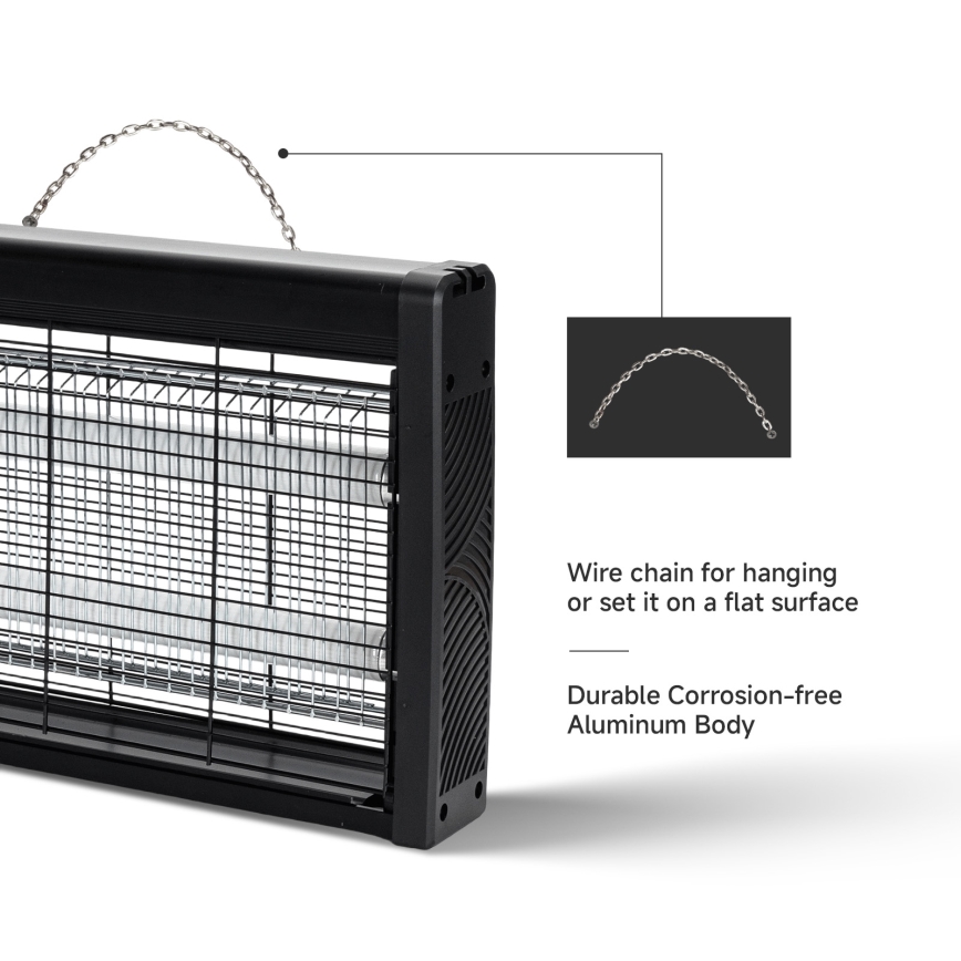 Brilagi - Piège électrique à insectes 2xUV/20W/230V 100 m2