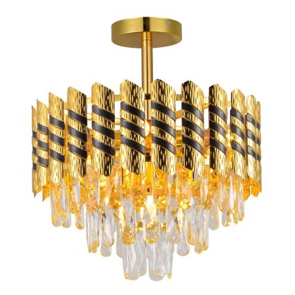 Brilagi - Plafondkroonluchter CRISTAL 5x E14/40W/230V Ø 38 cm