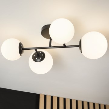 Brilagi - Plafondkroonluchter MALONY 4xE14/20W/230V zwart