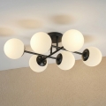 Brilagi - Plafondkroonluchter MALONY 6xE14/20W/230V zwart