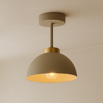 Brilagi - Plafondkroonluchter MOON 1xE27/60W/230V beige/goud