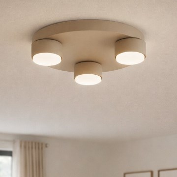Brilagi - Plafondlamp 3xGX53/12W/230V Ø 30 cm beige