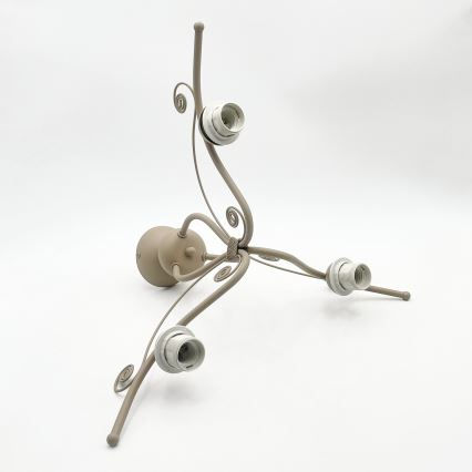 Brilagi - Plafondlamp ANTICO MODERN 3xE27/60W/230V beige
