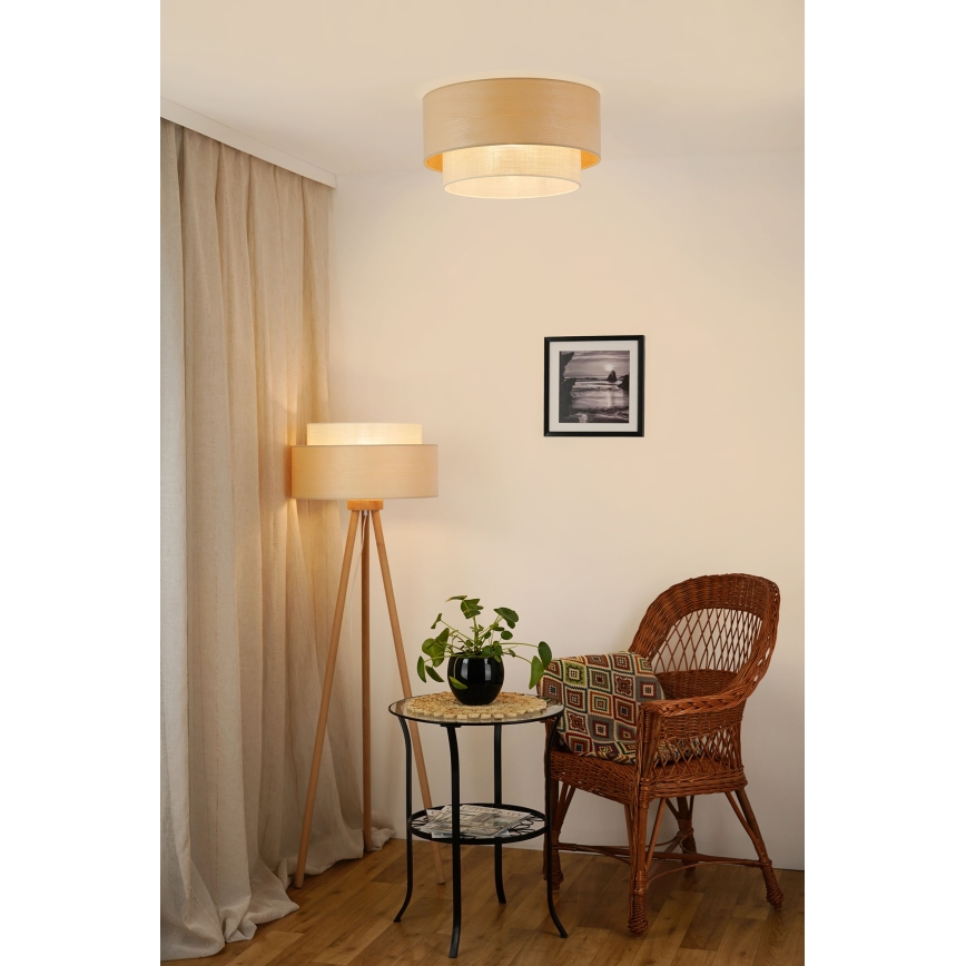 Brilagi - Plafondlamp ARIZONA BOHO 1xE27/15W/230V diameter 45 cm beige
