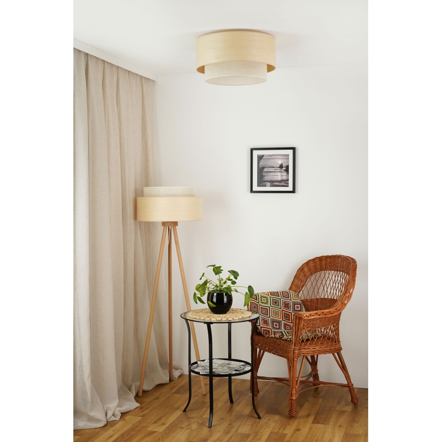 Brilagi - Plafondlamp ARIZONA BOHO 1xE27/15W/230V diameter 45 cm beige