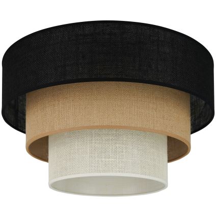 Brilagi - Plafondlamp ASPEN LUNETA 1xE27/15W/230V Ø 45 cm zwart/beige/crème