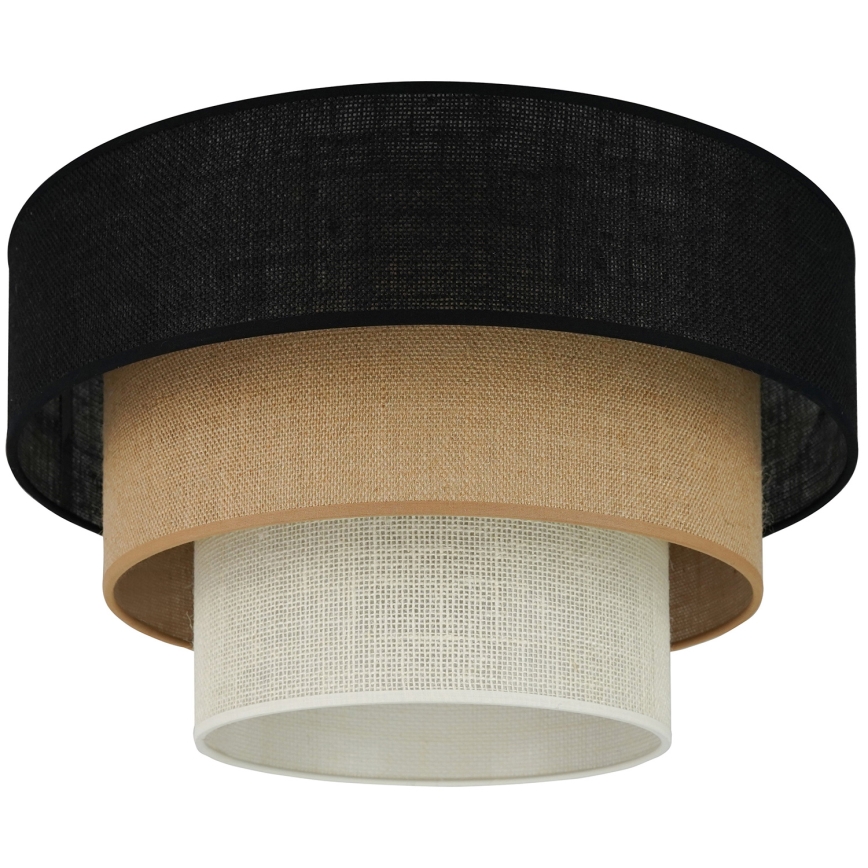 Brilagi - Plafondlamp ASPEN LUNETA 1xE27/15W/230V Ø 45 cm zwart/beige/crème