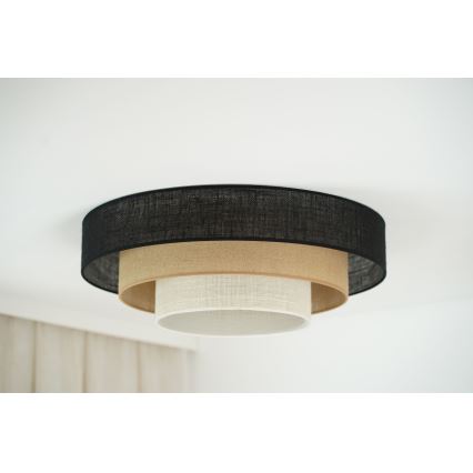Brilagi - Plafondlamp ASPEN LUNETA LED/12W/230V diameter 60 cm 3000K/4000K/6400K zwart/beige/crème
