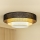 Brilagi - Plafondlamp ASPEN LUNETA LED/12W/230V Ø 60 cm 3000K/4000K/6400K zwart/beige/crème