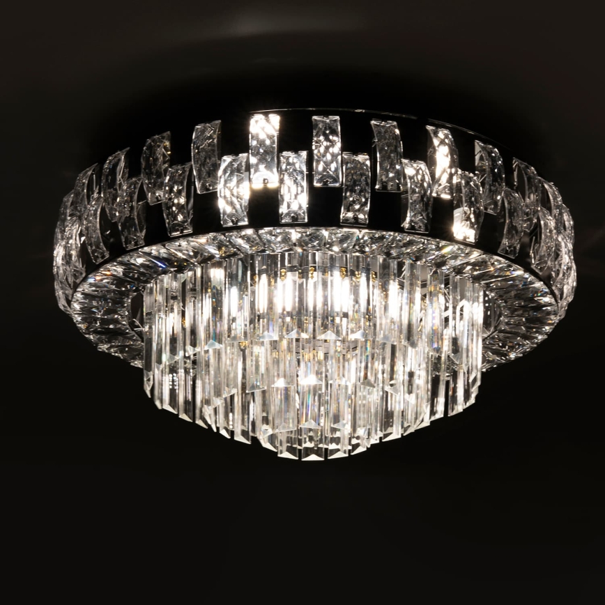 BRILAGI - Plafondlamp AURELIA 5xE14/40W/230V Ø 50 cm zwart