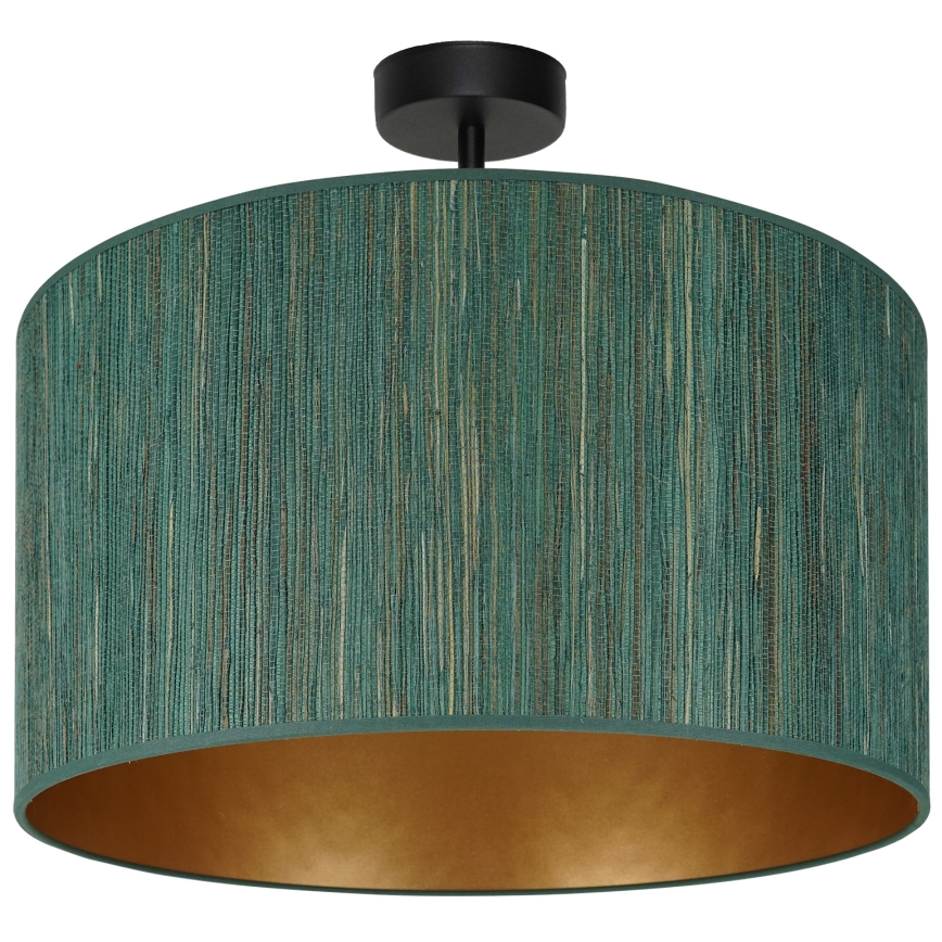 Brilagi - Opbouwlamp BOSTON ROLLER 1xE27/15W/230V Ø 45 cm stro groen/goud