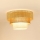 Brilagi - Plafondlamp CEDAR LUNETA 1xE27/15W/230V diameter 45 cm beige/bruin/crème