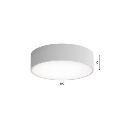 Brilagi - Plafondlamp CLARE 2xE27/24W/230V diameter 30 cm grijs