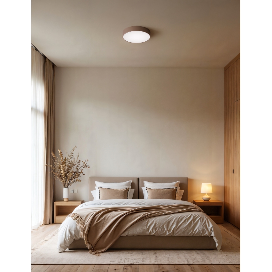 Brilagi - Plafondlamp CLARE 3xE27/40W/230V Ø 40 cm bruin