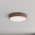 Brilagi - Plafondlamp CLARE voor de badkamer met bewegings- en schemersensor 3xE27/24W/230V Ø 40 cm bruin IP54