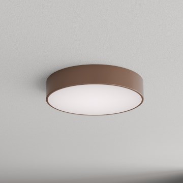 Brilagi - Plafondlamp CLARE voor de badkamer met bewegings- en schemersensor 3xE27/24W/230V Ø 40 cm bruin IP54