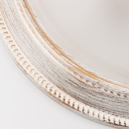Brilagi - Plafondlamp CLASSIC 3xE27/60W/230V crème/patina