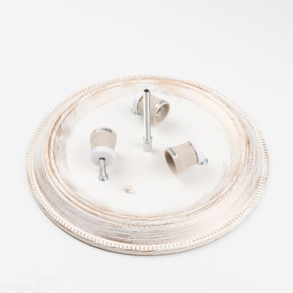 Brilagi - Plafondlamp CLASSIC 3xE27/60W/230V crème/patina