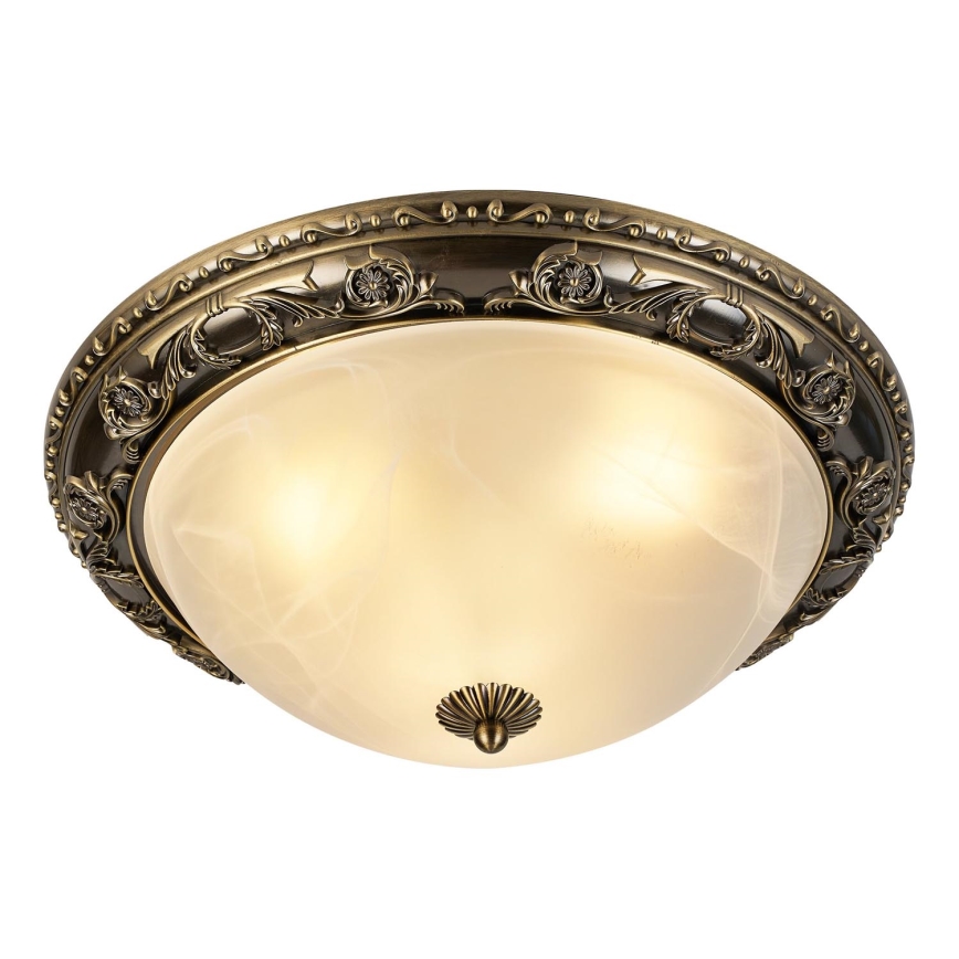 Brilagi - Plafondlamp CLASSIC 3xE27/60W/230V messing
