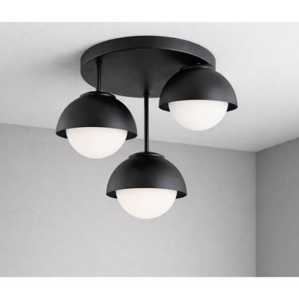 BRILAGI - Plafondlamp COSMO 3xE27/60W/230V zwart